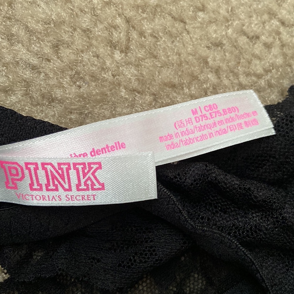 Pink halter Lace bralette - Picture 5 of 7